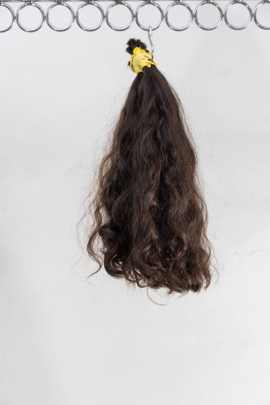 cabelo castanho natural 200 gramas 70 a 75cm