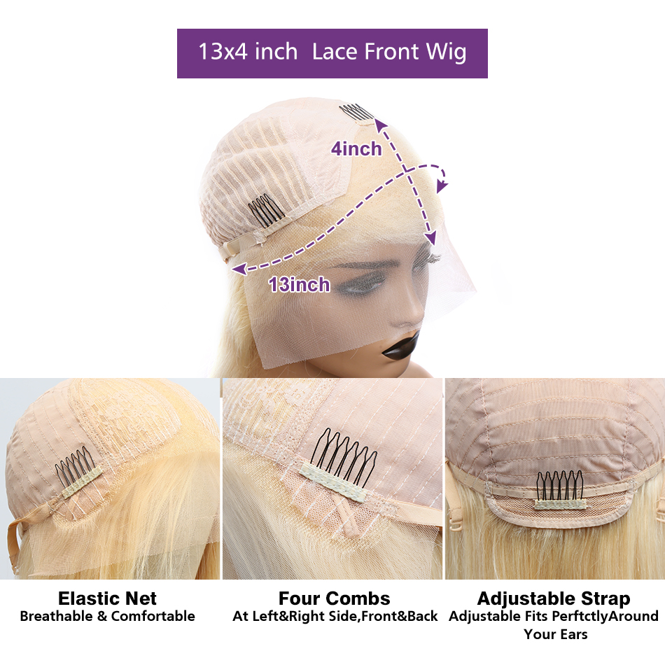 Perucas cabelo humano curtas com estilo natural e moderno