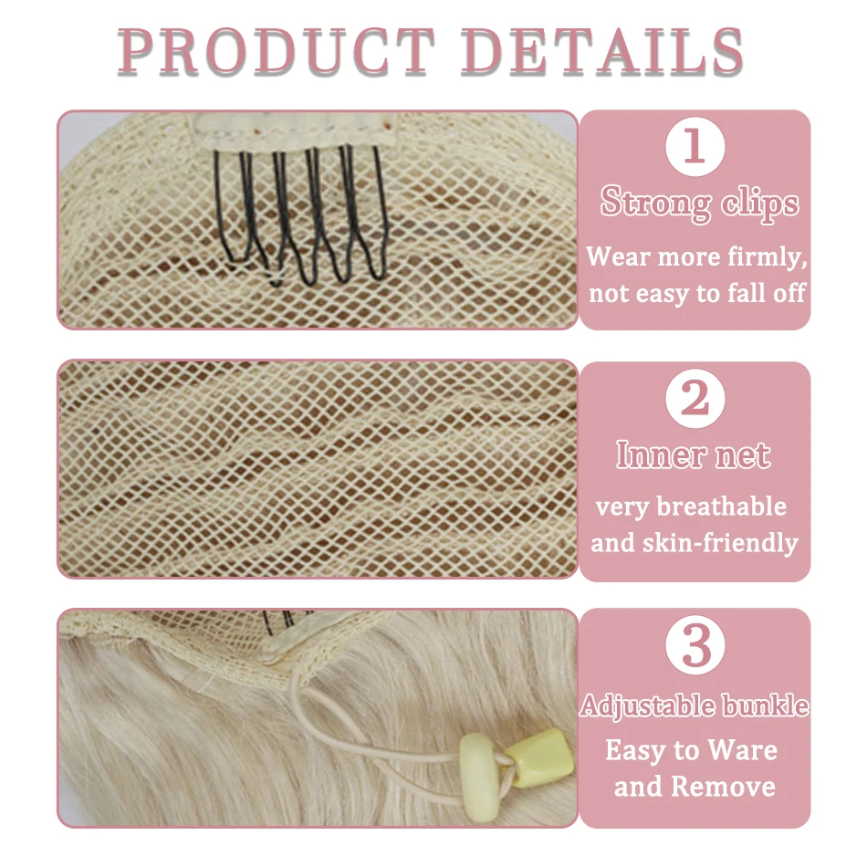 Brazilian-Body-Wave-Drawstring-Ponytail-cabelo-humano-real-envolt-rio-natural-Remy-extens-es-de-cabelo-4