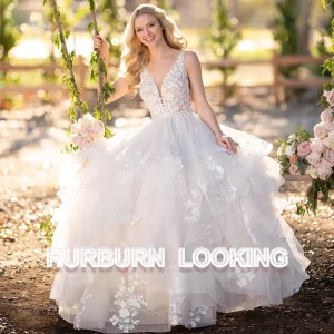 Herburn-Pastrol Vestido de Noiva Sem Mangas Renda Delicada 2024 Loja dos Cabelos: Peruca Cabelo Natural, Extensões, Cosméticos e Beleza