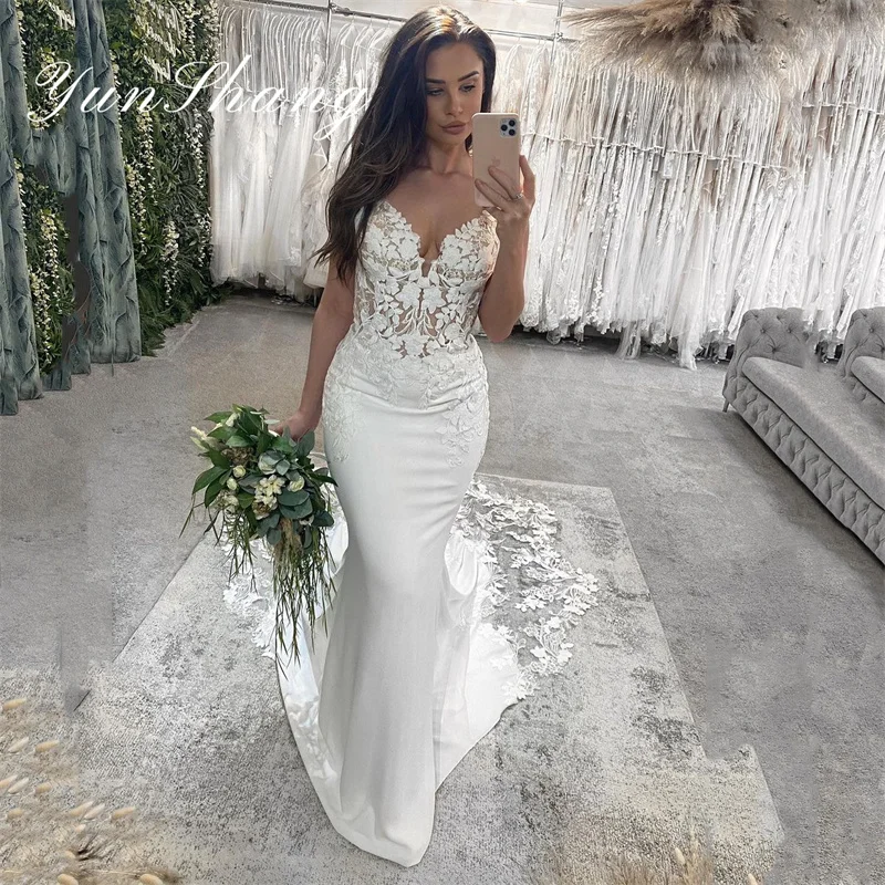 Comprar Vestidos de Cerimónia Yunshang – Vestidos de Noiva Abertos – Longo de Sereia – Querida – Luxuoso – Trem – 2024 na Loja dos Cabelos – Entrega Rápida! Vestidos de Cerimónia Yunshang – Vestidos de Noiva Abertos – Longo de Sereia – Querida – Luxuoso – Trem – 2024 | Loja dos Cabelos