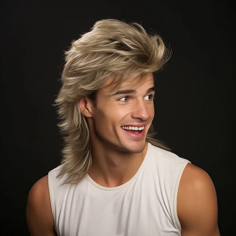 Comprar Perucas Peruca de Tainha Masculina Hairjoy, Sintética, Estilo dos Anos 70 e 80 na Loja dos Cabelos – Entrega Rápida! Perucas Peruca de Tainha Masculina Hairjoy, Sintética, Estilo dos Anos 70 e 80 | Loja dos Cabelos
