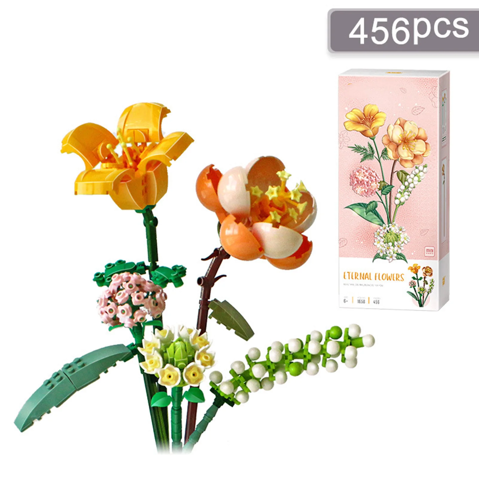 kf-S33b79f06b8364e708056b6b028c41069m-Flores-buqu-blocos-de-constru-o-moc-rom-ntico-rosa-flor-tijolos-decora-o-para-casa