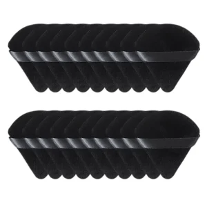 Puff de Pó Aveludado Triangular Esponja Facial Lavável (10, 20 pcs) Loja dos Cabelos: Peruca Cabelo Natural, Extensões, Cosméticos e Beleza