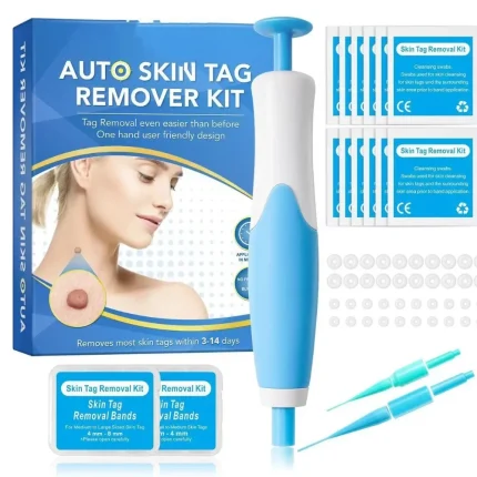 Cosméticos e outros produtos de beleza Removedor Indolor de Verrugas e Sardas – Kit de Remoção para Cuidados com o Rosto e Corpo | Loja dos Cabelos