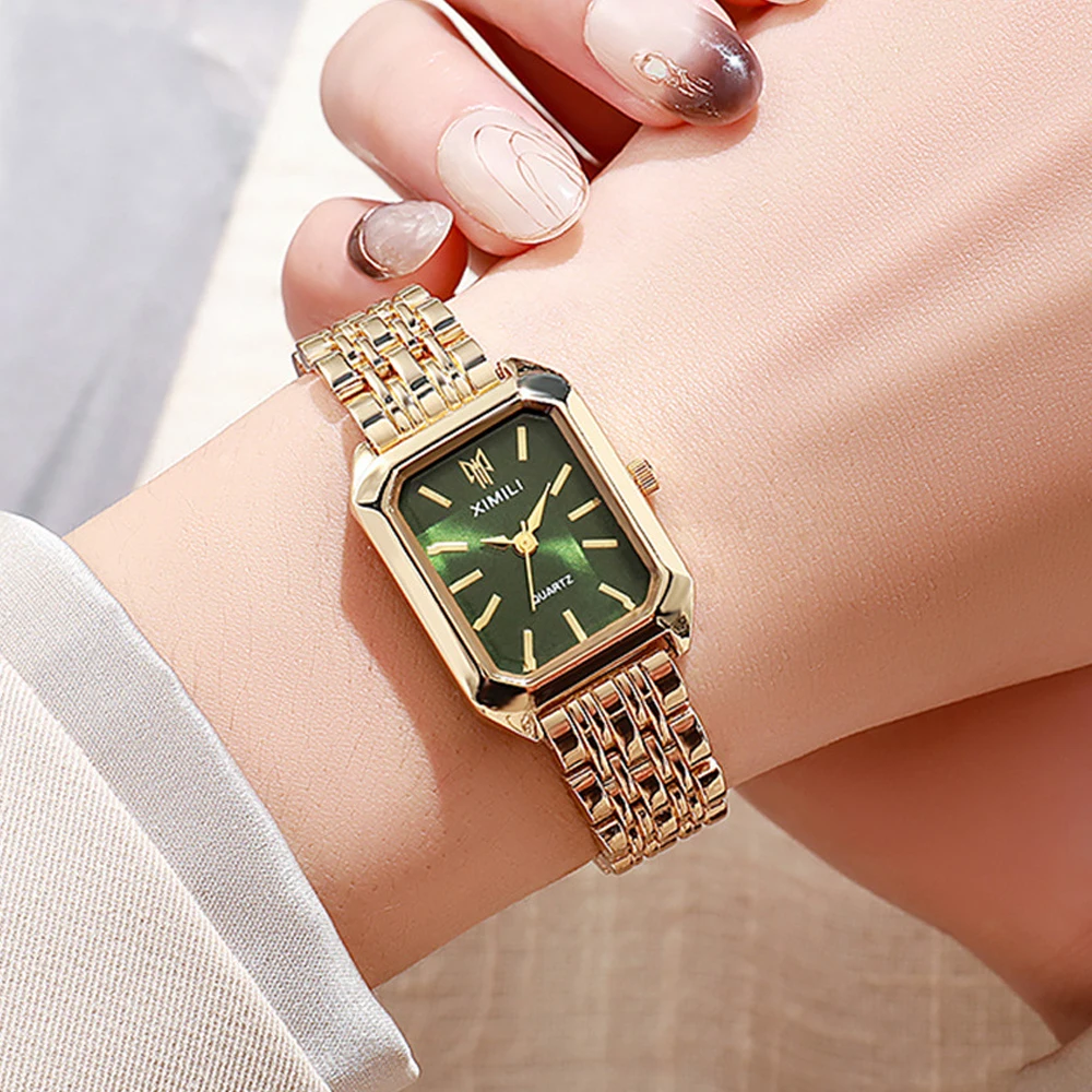 Comprar Bolsas e acessórios YIKAZE – Relógio Feminino de Luxo em Aço Inoxidável com Quartzo Clássico Quadrado na Loja dos Cabelos – Entrega Rápida! Bolsas e acessórios YIKAZE – Relógio Feminino de Luxo em Aço Inoxidável com Quartzo Clássico Quadrado | Loja dos Cabelos