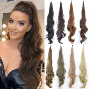 Rabo de Cavalo Sintético Ondulado em Camadas Envoltório Longo, 30″ Loja dos Cabelos: Peruca Cabelo Natural, Extensões, Cosméticos e Beleza Rabo