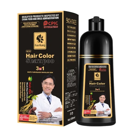Cosméticos e outros produtos de beleza Shampoo 3 em 1 para Cabelos Pretos 500ml – Masculino e Feminino | Loja dos Cabelos