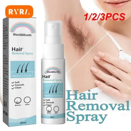 Cosméticos e outros produtos de beleza Spray Removedor de Pelos Indolor 20ml – Inibe o Crescimento, Nutre e Repara | Loja dos Cabelos