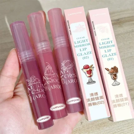 Cosméticos e outros produtos de beleza Gloss Labial Impermeável, Duradouro e Transparente | Loja dos Cabelos