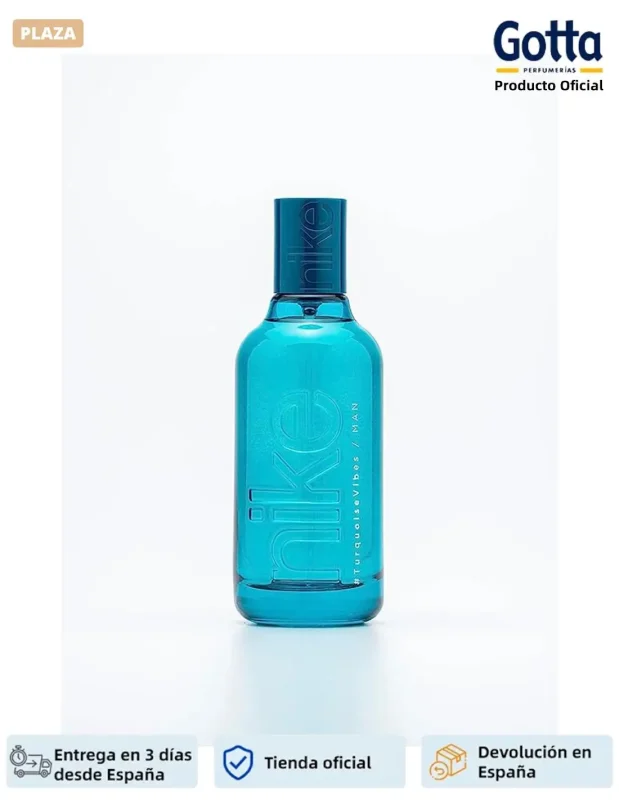 Cosméticos e outros produtos de beleza Nike Man TurquoiseVibes – Perfume Masculino Ativo, Desodorante e Colônia, 150ml | Loja dos Cabelos