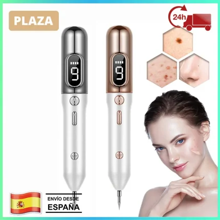 Cosméticos e outros produtos de beleza Caneta Laser LED Portátil para Remoção de Manchas – Kit Plasma para Remoção de Lesões de Pele – Ideal para Face e Pescoço – 9 Níveis Ajustáveis | Loja dos Cabelos