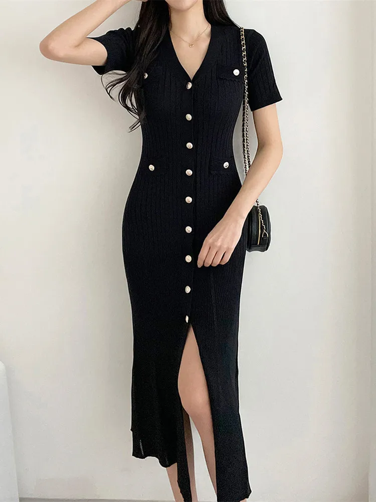kf-S942589a7e96a45c783902da91056fca4c-Vestido-midi-de-malha-feminino-vestido-bodycon-preto-estilo-coreano-babado-moda-elegante-mulher-casual-ver