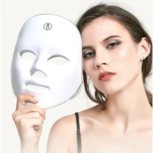 Cosméticos e outros produtos de beleza Máscara de LED Recarregável para Terapia Facial – Rejuvenescimento e Clareamento da Pele, Lifting Facial em Casa | Loja dos Cabelos