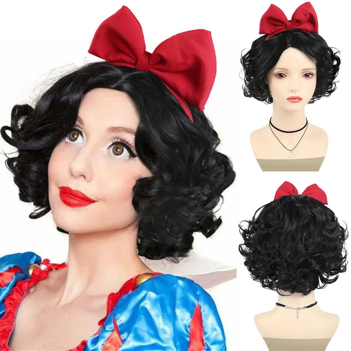 Comprar Perucas Peruca Encaracolada Preta para Mulheres, Fibra Sintética com Faixa de Cabelo, Cabelos Macios e Volumosos, Estilo Branca de Neve, Peruca para Drag Queen e Cosplay na Loja dos Cabelos – Entrega Rápida! Perucas Peruca Encaracolada Preta para Mulheres, Fibra Sintética com Faixa de Cabelo, Cabelos Macios e Volumosos, Estilo Branca de Neve, Peruca para Drag Queen e Cosplay | Loja dos Cabelos
