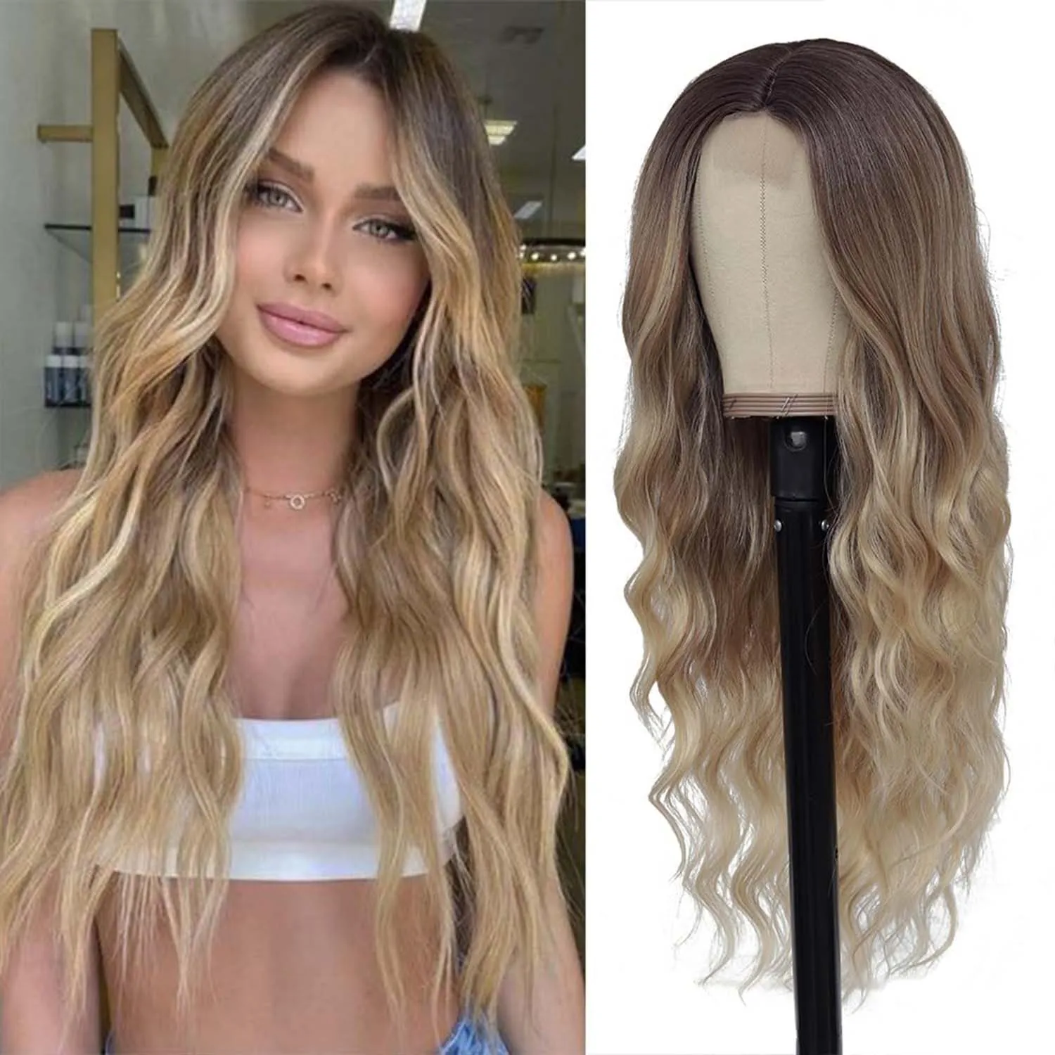 Comprar Perucas Peruca Sintética Longa e Ondulada 26″ para Mulheres, Estilo Natural, Resistente ao Calor, Ideal para Uso Diário e Festas na Loja dos Cabelos – Entrega Rápida! Perucas Peruca Sintética Longa e Ondulada 26″ para Mulheres, Estilo Natural, Resistente ao Calor, Ideal para Uso Diário e Festas | Loja dos Cabelos