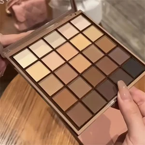 Cosméticos e outros produtos de beleza Paleta de Sombras 25 Cores – Tons Neutros de Cinza e Marrom para Maquiagem Versátil | Loja dos Cabelos