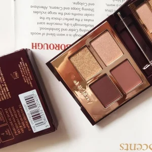Cosméticos e outros produtos de beleza Paleta de Sombras 4 Cores — Acabamento Fosco, Perolado e Glitter para Maquiagem Profissional | Loja dos Cabelos