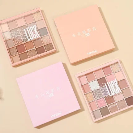 Cosméticos e outros produtos de beleza Paleta de Sombras com 25 Cores — Acabamento Matte e Perolado, Tons Modernos e Sofisticados 2024 🌟 | Loja dos Cabelos