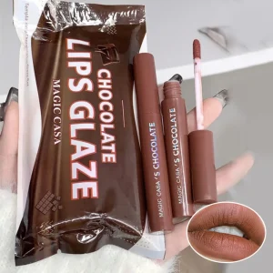 Cosméticos e outros produtos de beleza Conjunto de Batom Fosco para Meninas e Estudantes – 5 Cores de Batom Líquido | Loja dos Cabelos
