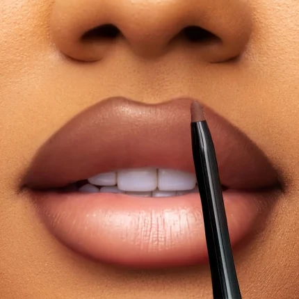 Cosméticos e outros produtos de beleza Lápis de Boca Marrom Nude à Prova d’Água – Longa Duração e Acabamento Fosco | Loja dos Cabelos