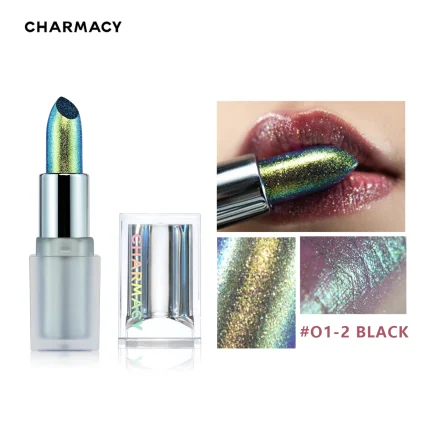 Cosméticos e outros produtos de beleza Batom Magic Glow Charmácia – Brilho Labial, Mudança de pH, 6 Cores, Hidratante e Efeito Profissional | Loja dos Cabelos