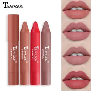 Cosméticos e outros produtos de beleza Batom Matte Veludo Hidratante em Caneta – Não Desvanece, Cores Nude, Terra e Vermelho | Loja dos Cabelos