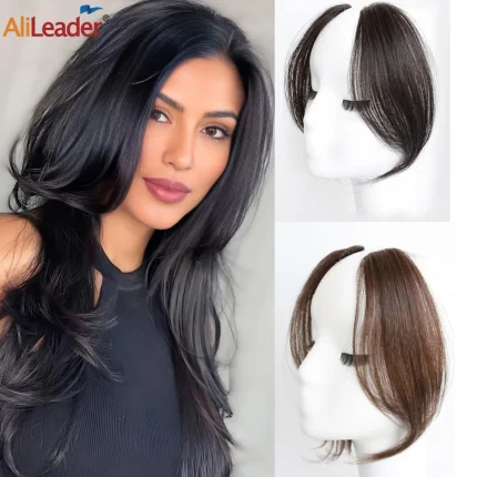 Extensões de cabelo Sintético Compre Franja Sintética com Clipe – 2 Peças Laterais para | Loja dos Cabelos