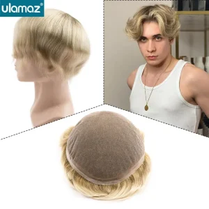 Perucas Compre Peruca Masculina de Cabelo Humano com Nó Duplo e Rend | Loja dos Cabelos