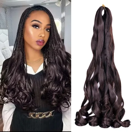 Extensões de cabelo Sintético Compre Luoyudu | Trança Sintética Cachos Franceses 24 Polega | Loja dos Cabelos