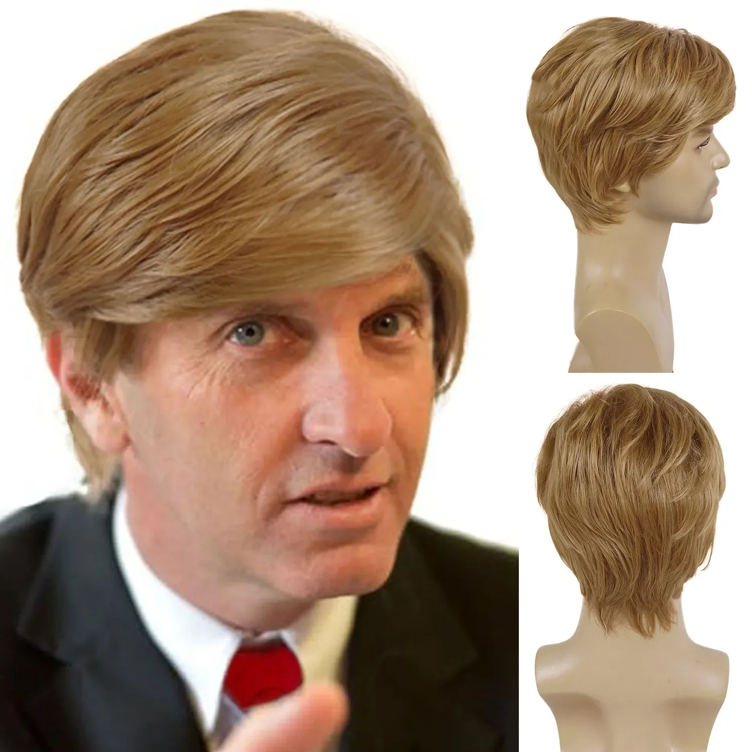 Comprar Perucas Compre Peruca Curta Masculina Sintética Loira com Franjas pa na Loja dos Cabelos – Entrega Rápida! Perucas Compre Peruca Curta Masculina Sintética Loira com Franjas pa | Loja dos Cabelos