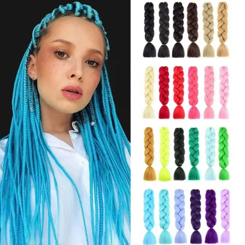 Extensões de cabelo Sintético Compre Extensões de Cabelo Sintético Jumbo Ombre – Tranças | Loja dos Cabelos
