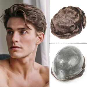 Perucas Compre Peruca Masculina de Cabelo Humano Natural Loiro Casta | Loja dos Cabelos