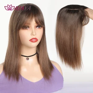 Extensões de cabelo Sintético Compre Aplique de Cabelo Sintético com Franja Clipe Longo e | Loja dos Cabelos