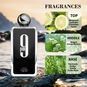 Perfumes Compre Perfume Afnan 9 PM Masculino e 9 AM Feminino Eau de P | Loja dos Cabelos