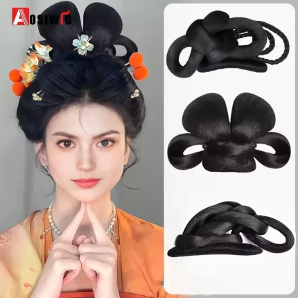 Perucas Compre Peruca Feminina Estilo Chinês Antigo – Coque Pequeno | Loja dos Cabelos