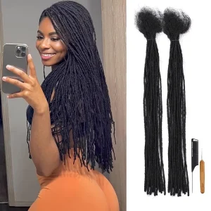Extensões de cabelo Natural Compre Extensões de Dreadlock com Cabelo Humano Natural – | Loja dos Cabelos