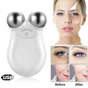 Cosméticos e outros produtos de beleza Compre Massageador Facial de Microcorrentes – Rolo Anti Ruga | Loja dos Cabelos
