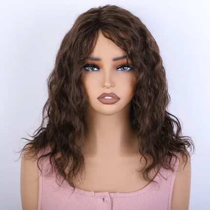 Perucas Compre Peruca Curta Body Wave Castanho 100% Cabelo Humano pa | Loja dos Cabelos