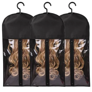 Cosméticos e outros produtos de beleza Compre Kit com 3 Sacos para Armazenamento de Perucas com Cab | Loja dos Cabelos