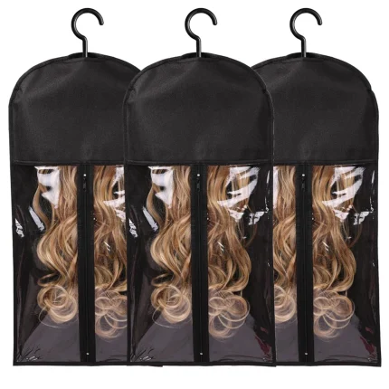 Cosméticos e outros produtos de beleza Compre Kit com 3 Sacos para Armazenamento de Perucas com Cab | Loja dos Cabelos