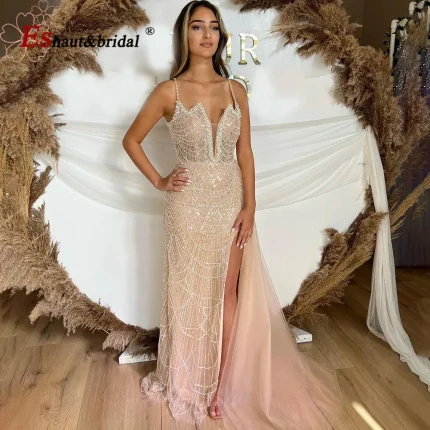 Vestidos de Cerimónia Compre Vestido Longo Sereia Elegante para Mulheres – Com Pér | Loja dos Cabelos