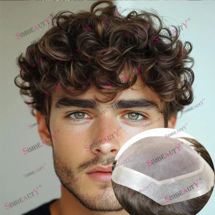 Perucas Compre Prótese Capilar Masculina Afro Cacheada 100% Cabelo H | Loja dos Cabelos