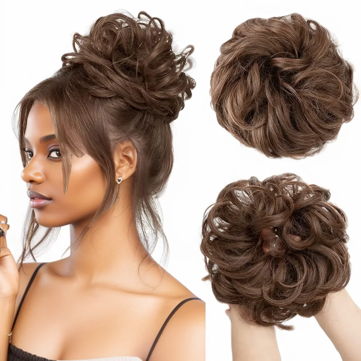 Comprar Extensões de cabelo Natural Compre Penteado Coque Desgrenhado Cabelo 100% Humano Encarac na Loja dos Cabelos – Entrega Rápida! Extensões de cabelo Natural Compre Penteado Coque Desgrenhado Cabelo 100% Humano Encarac | Loja dos Cabelos