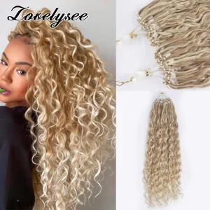 Extensões de cabelo Natural Compre Extensões de Cabelo Humano com Micro Argola 50 Peças | Loja dos Cabelos
