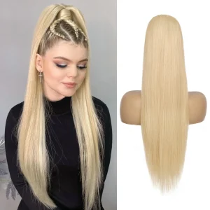 Rabo de Cavalo Compre Rabo de Cavalo Loiro Liso com Cordão e Clipe – Cabelo | Loja dos Cabelos