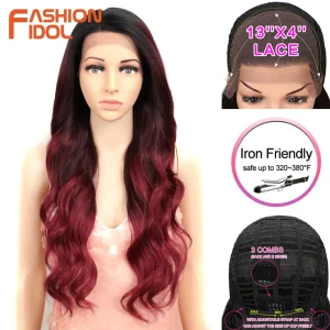 Perucas Compre Peruca Vermelha Longa 26” com Lace Frontal – Onda Cor | Loja dos Cabelos
