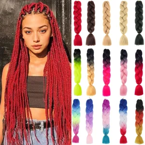 Extensões de cabelo Sintético Compre Cabelo Sintético Jumbo para Trança Afro Ombre – 24 | Loja dos Cabelos