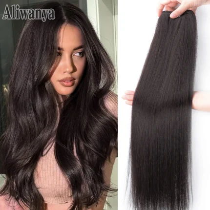 Extensões de cabelo Sintético Compre Extensões de Cabelo Sintético Liso para Tranças de Cr | Loja dos Cabelos