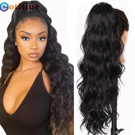 Rabo de Cavalo Compre Rabo de Cavalo Ondulado com Cordão – Cabelo Humano Re | Loja dos Cabelos